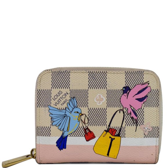 Louis Vuitton Handbags - LOUIS VUITTON Birds Zippy Damier Azur Coin Purse